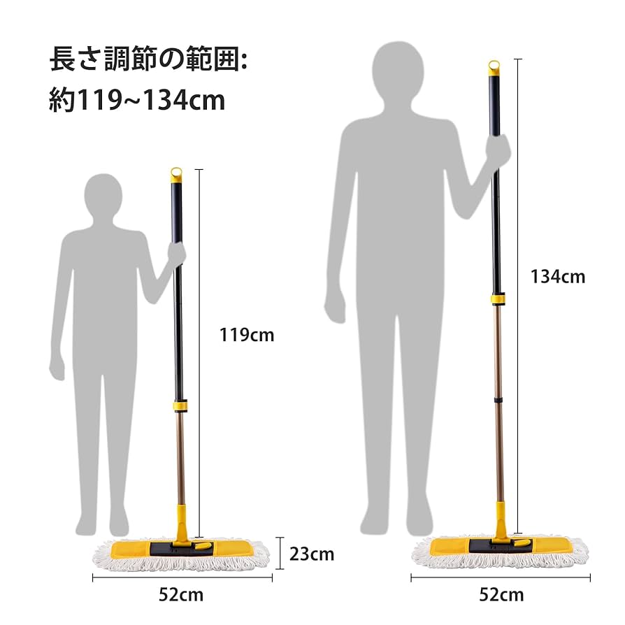 Amazon｜Eyliden モップ フロアモップ 綿系 クロス フロア
